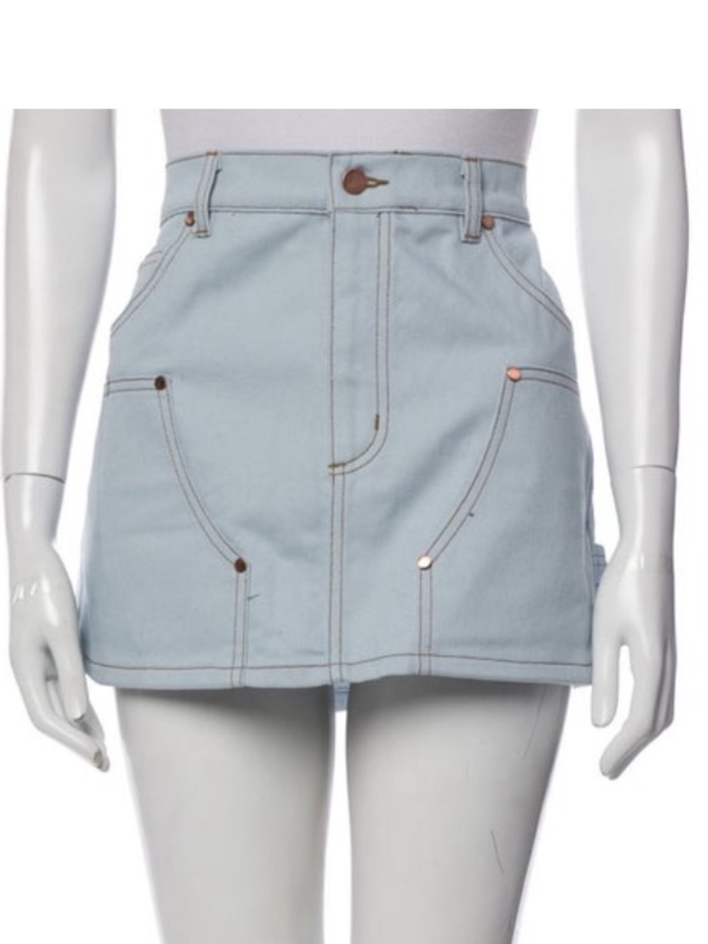 Renggli Blue Cargo Skirt